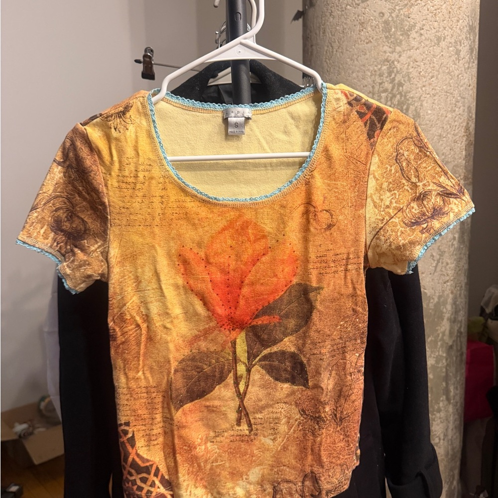 Floral Print Women's Top